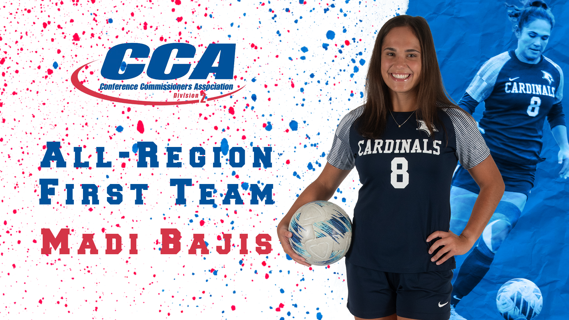 Madi Bajis Named to D2CCA All-Midwest Region First Team