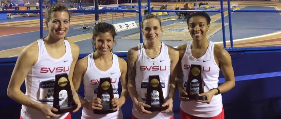 The Women's DMR Team Posted a 3rd Place finish in the nation