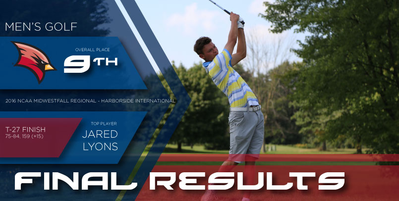 Men's Golf finishes 9th at first NCAA Midwest Regional event