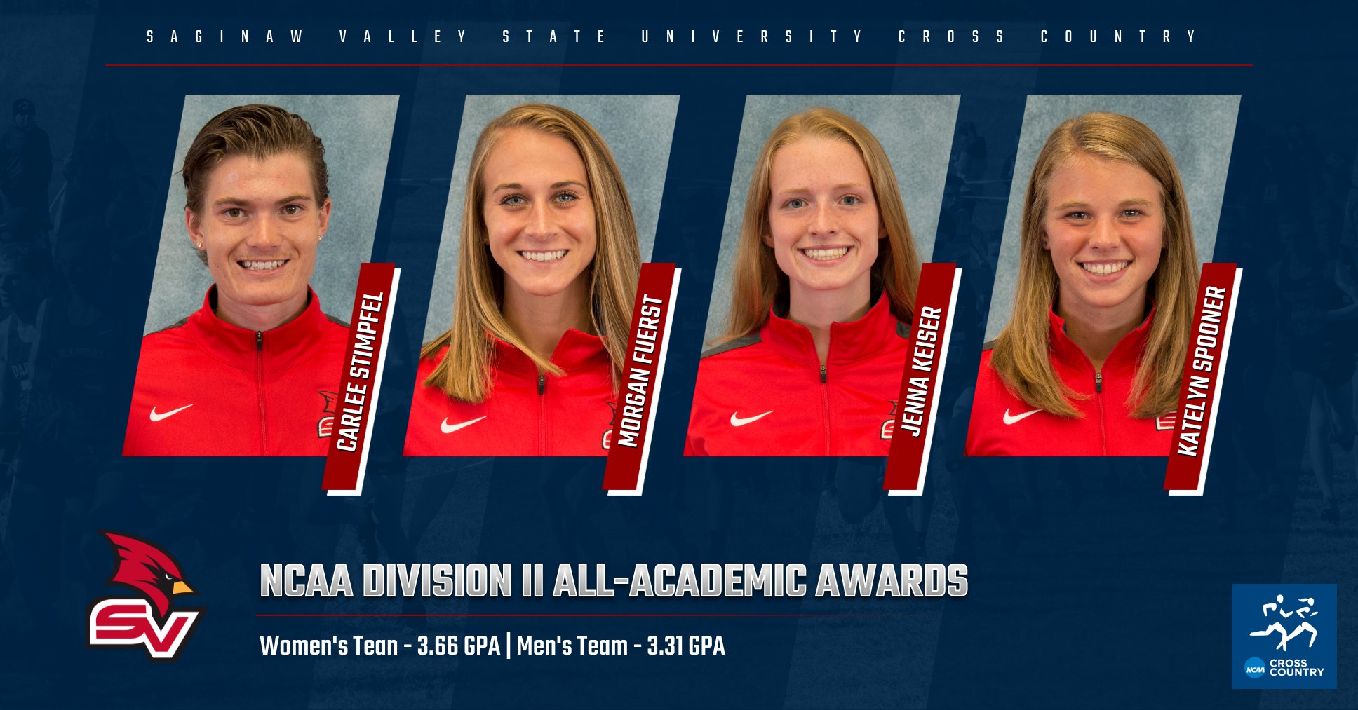 Four Cardinals earn USTFCCCA NCAA Division II All-Academic Honors